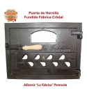 Puerta hornilla fundido fábrica cristal